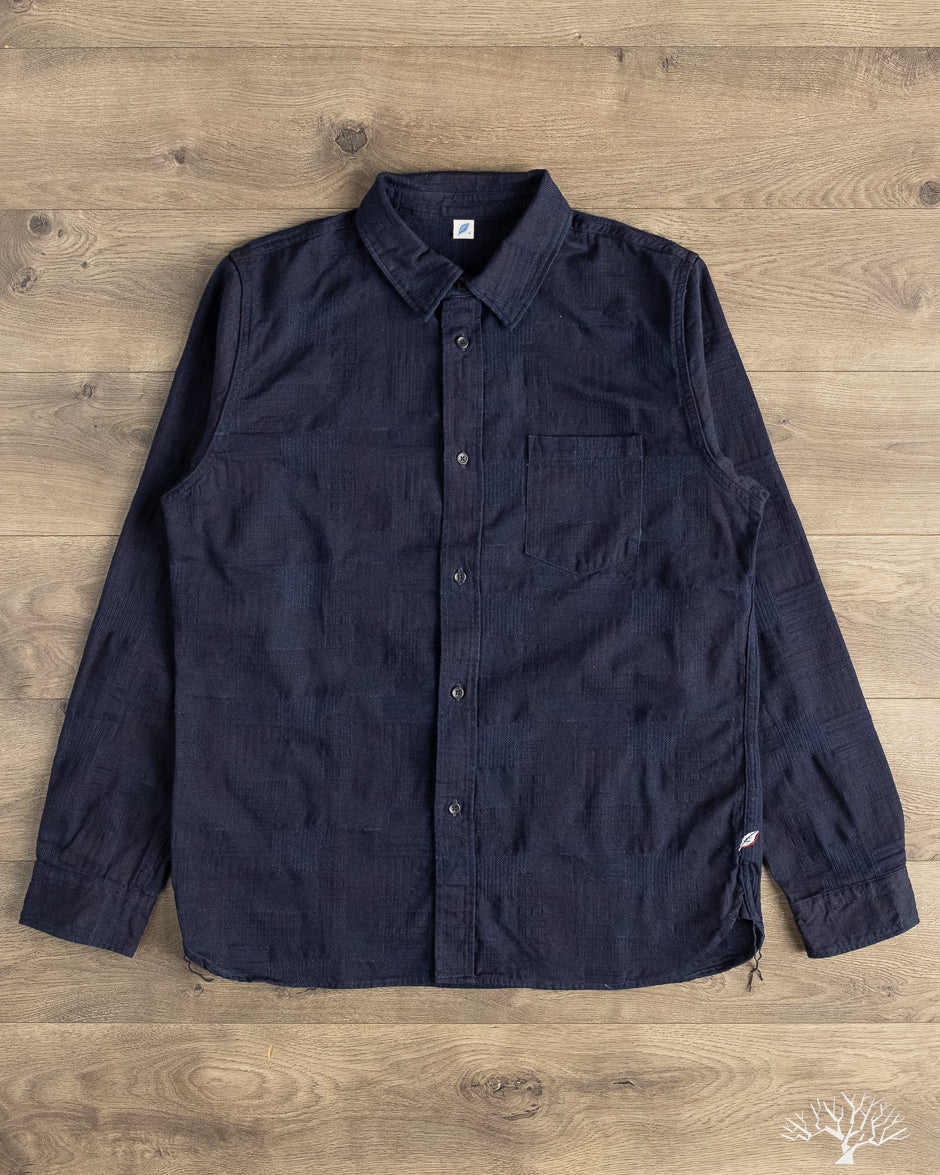 princess polly baby blue dress BLUE BLUE JAPAN - Honnai(Natural Indigo) Sashiko Coveralls main image 0