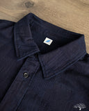 Jacquard Boro Patchwork Shirt - Double Indigo
