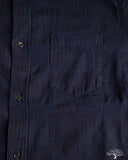 Jacquard Boro Patchwork Shirt - Double Indigo