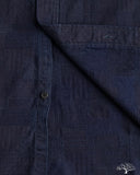 Jacquard Boro Patchwork Shirt - Double Indigo
