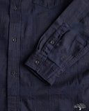 Jacquard Boro Patchwork Shirt - Double Indigo