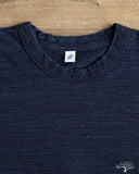 Pure Blue Japan Long-Sleeve Jersey Crew Neck Tee - Dark Indigo