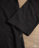 Pure Blue Japan Long-Sleeve Jersey Crew Neck Tee - Indigo Black