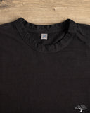 Pure Blue Japan Long-Sleeve Jersey Crew Neck Tee - Indigo Black