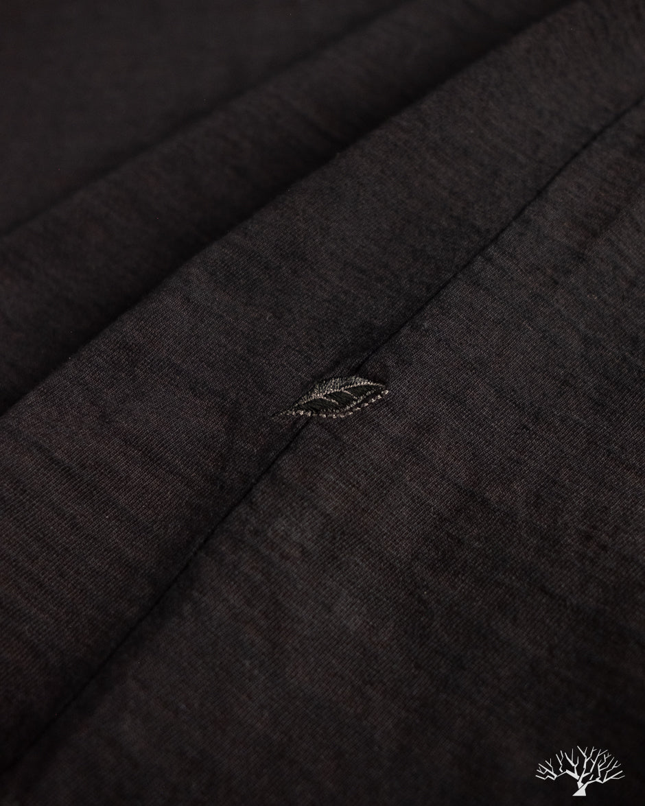 Pure Blue Japan Long-Sleeve Jersey Crew Neck Tee - Indigo Black