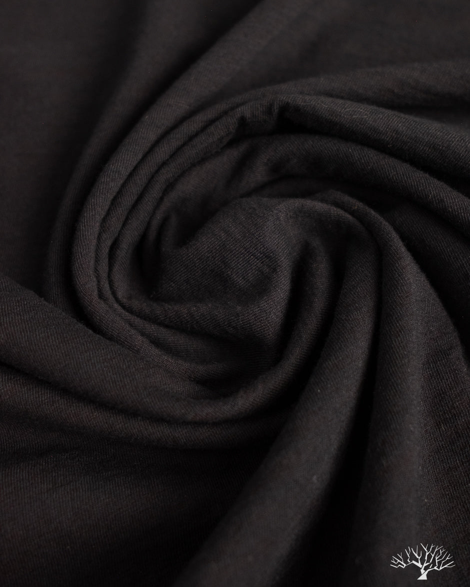 Pure Blue Japan Long-Sleeve Jersey Crew Neck Tee - Indigo Black