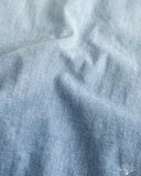 Pure Blue Japan Selvedge Chambray Double Pocket Short-Sleeve Shirt - Indigo Used Wash
