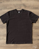 Pure Blue Japan Slub Jersey Crew Neck Tee - Black