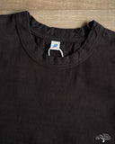 Pure Blue Japan Slub Jersey Crew Neck Tee - Black