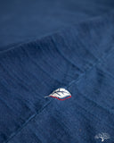 Pure Blue Japan Slub Jersey Crew Neck Tee - Indigo
