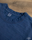 Pure Blue Japan Slub Jersey Crew Neck Tee - Indigo