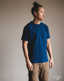 Pure Blue Japan Slub Jersey Crew Neck Tee - Indigo