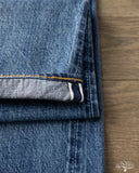 Pure Blue Japan USED-003-ID 14oz Natural Used Wash Regular Straight Selvedge Denim - Indigo x White