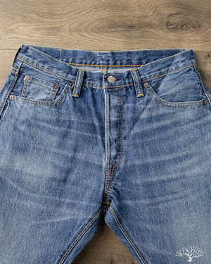 Pure Blue Japan - USED-019-ID 14oz Natural Used Wash Relaxed