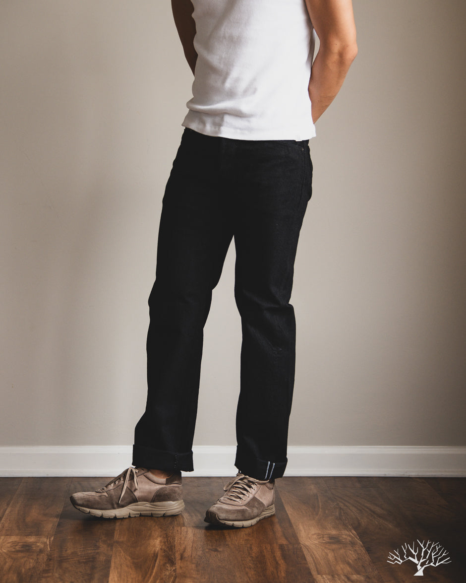 Pure Blue Japan XX-003-BK 14oz Double Black Regular Straight Selvedge Denim