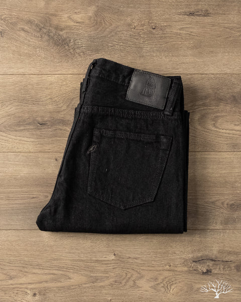 Pure Blue Japan - XX-003-BK 14oz Double Black Regular Straight