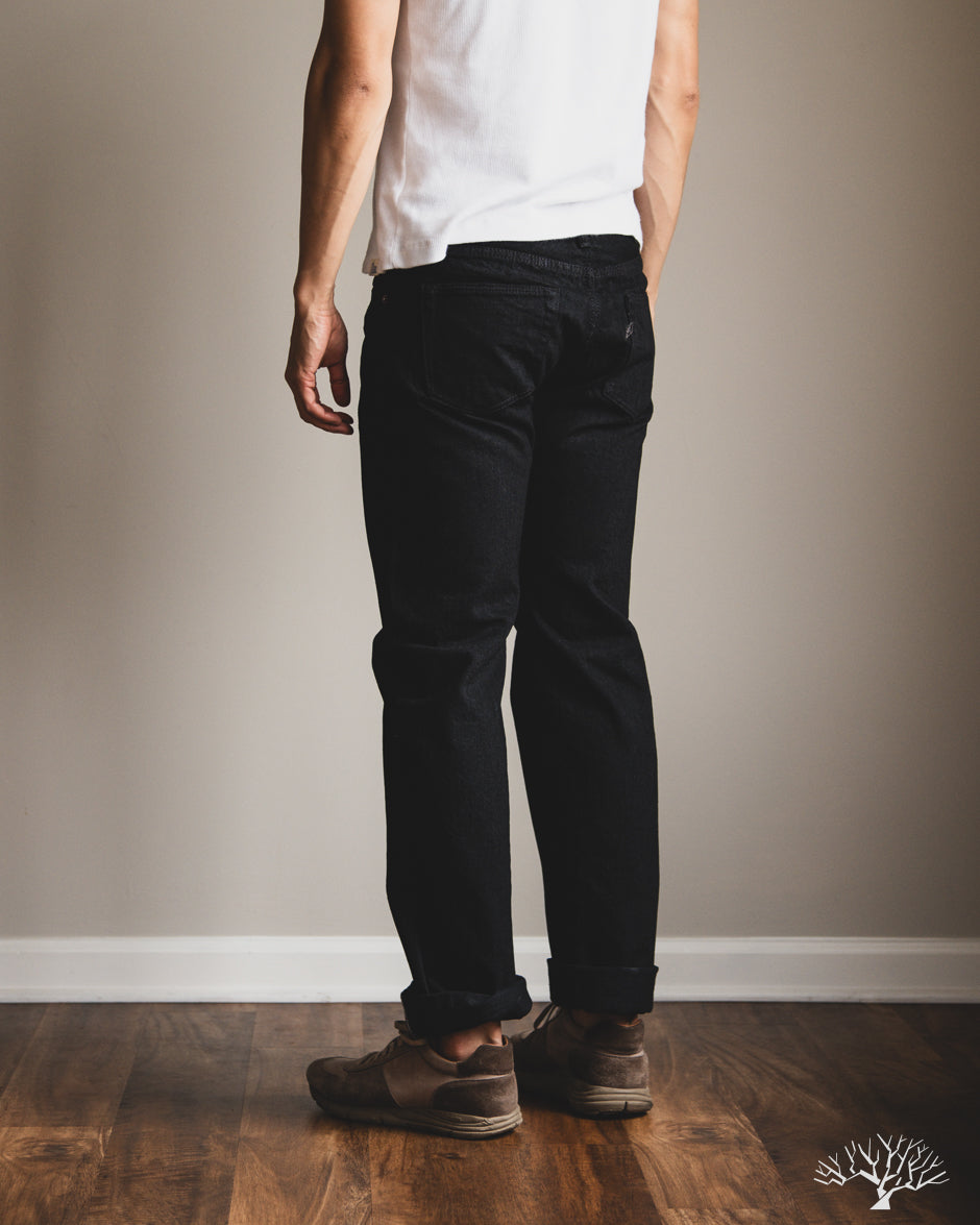 Pure Blue Japan XX-003-BK 14oz Double Black Regular Straight Selvedge Denim
