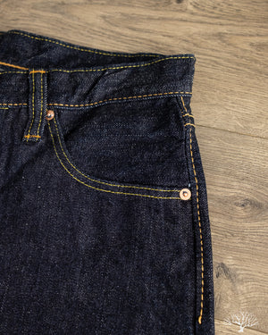 Pure Blue Japan - XX-019 14oz Indigo Relaxed Tapered Selvedge