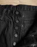 Pure Blue Japan XX-019-BK 14oz Double Black Relaxed Tapered Selvedge Denim