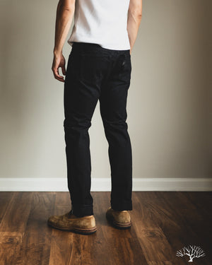Pure Blue Japan - XX-019-BK 14oz Double Black Relaxed Tapered