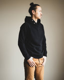 Pure Blue Japan Yarn Dyed Indigo Knit Hoodie - Indigo/Black