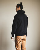 Pure Blue Japan Yarn Dyed Indigo Knit Hoodie - Indigo/Black