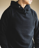 Pure Blue Japan Yarn Dyed Indigo Knit Hoodie - Indigo/Black