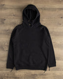 Pure Blue Japan Yarn Dyed Indigo Knit Hoodie - Indigo/Black