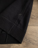 Pure Blue Japan Yarn Dyed Indigo Knit Hoodie - Indigo/Black