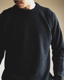 Pure Blue Japan Yarn Dyed Indigo Sweatshirt - Indigo/Black