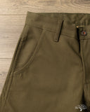 Railcar Fine Goods Duck Canvas Flight Trousers - Seaweed Green