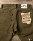 Railcar Fine Goods Duck Canvas Flight Trousers - Seaweed Green