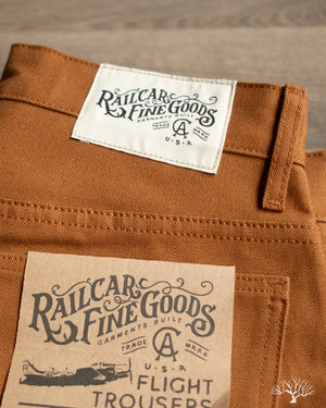 Railcar Fine Goods Duck Canvas Flight Trousers