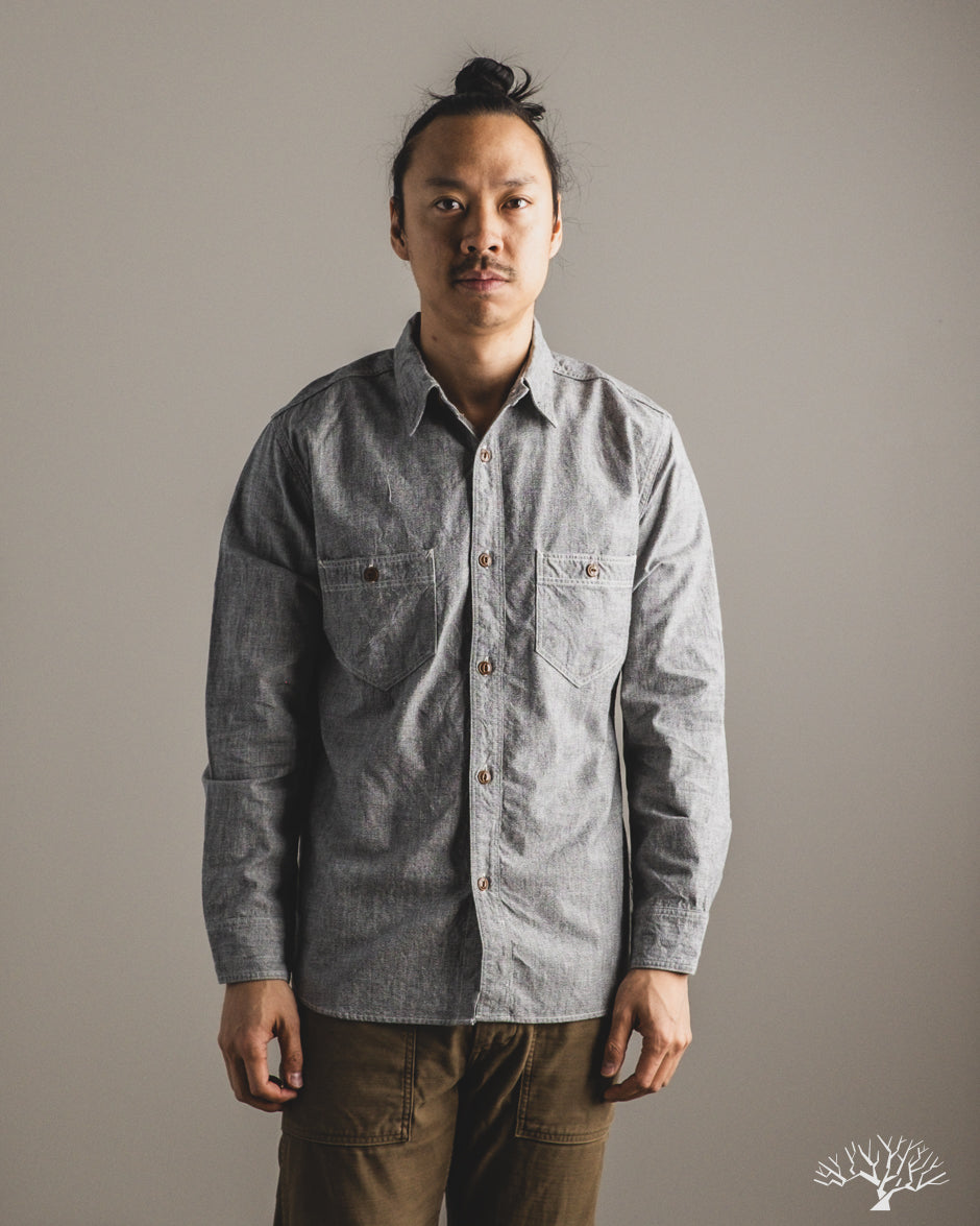 Rite Stuff Atlas Work Shirt - Iron Grey Salt & Pepper