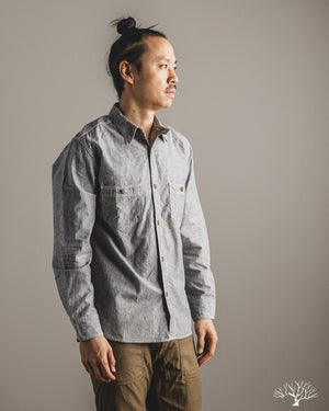 The Rite Stuff - Atlas Work Shirt - Iron Grey Salt & Pepper