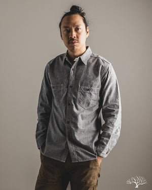 The Rite Stuff - Atlas Work Shirt - Iron Grey Salt & Pepper