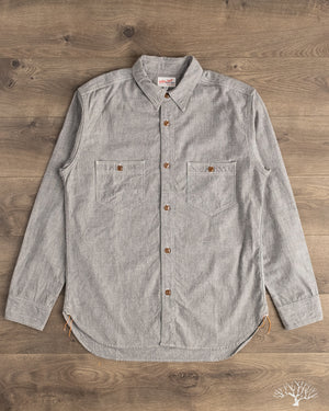 The Rite Stuff - Atlas Work Shirt - Iron Grey Salt & Pepper