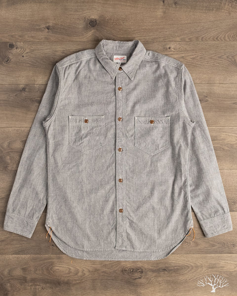 The Rite Stuff - Atlas Work Shirt - Iron Grey Salt & Pepper