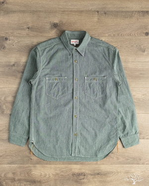 Rite Stuff Atlas Work Shirt - Sage Green Salt & Pepper