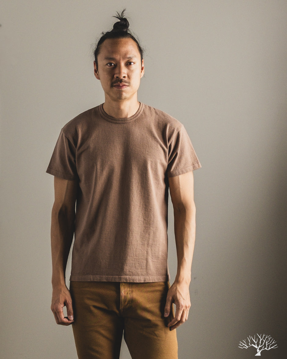 The Rite Stuff - Heavyweight 9oz Loopwheel Tee - Rose Taupe – Withered Fig