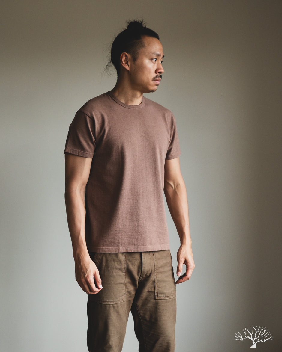 Rite Stuff Heavyweight 9oz Loopwheel Tee - Rose Taupe