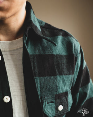 The Rite Stuff - Icebreaker 11oz Buffalo Plaid Flannel Work Shirt - Green Withered Fig The Rite Stuff - Icebreaker 11oz Buffalo Plaid Flannel Work Shirt - Green Withered Fig