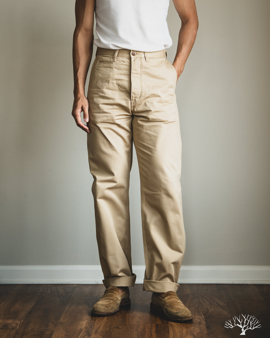 The Rite Stuff - Oilman 7.7oz Chino Twill Work Pants - Tan – Withered Fig