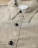 Rite Stuff Railhead Engineer Selvedge Work Shirt Salt & Pepper - Iron Grey