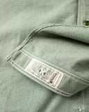 Rite Stuff Railhead Engineer Selvedge Work Shirt Salt & Pepper - Sage Green