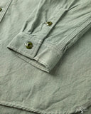Rite Stuff Railhead Engineer Selvedge Work Shirt Salt & Pepper - Sage Green