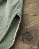 Rite Stuff Railhead Engineer Selvedge Work Shirt Salt & Pepper - Sage Green