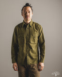 Rite Stuff Uncle Sam Brushed Chamois Flannel Work Shirt - Olive Drab
