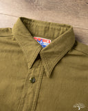 Rite Stuff Uncle Sam Brushed Chamois Flannel Work Shirt - Olive Drab