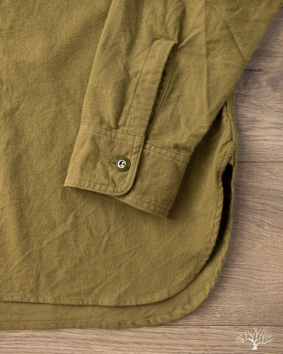 Rite Stuff Uncle Sam Brushed Chamois Flannel Work Shirt - Olive Drab